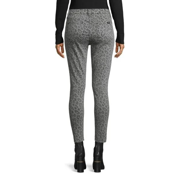 Joe's Leopard Print High Rise Skinny Jeans | 27 - Picture 2 of 12